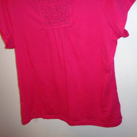 CHAPS Pink Top Size Large NWT - Picture 3 of 10